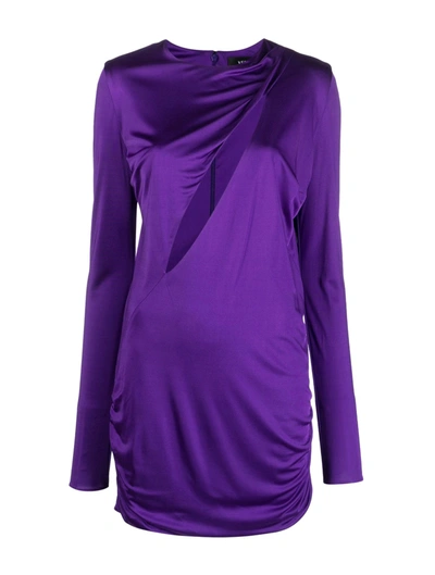 Versace Dress  Woman Color Violet In Purple