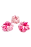 BLISSY 3-PACK SILK SCRUNCHIES