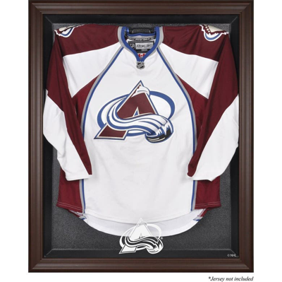 Fanatics Authentic Colorado Avalanche Brown Framed Logo Jersey Display Case