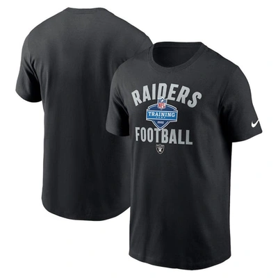 Nike Black Las Vegas Raiders 2022 Training Camp Athletic T-shirt
