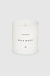 Anine Bing Rose Wood Candle In White In Rose