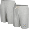 COLOSSEUM COLOSSEUM HEATHER GRAY PITT PANTHERS LOVE TO HEAR THIS TERRY SHORTS