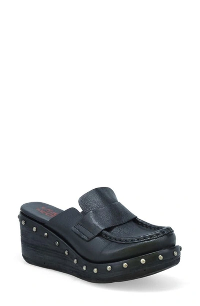 As98 Paget Mule In Black