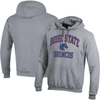 CHAMPION CHAMPION HEATHER GRAY BOISE STATE BRONCOS HIGH MOTOR PULLOVER HOODIE