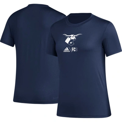 Adidas Originals Adidas Navy Fc Dallas Aeroready Club Icon T-shirt