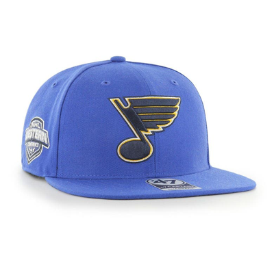47 '  Blue St. Louis Blues Sure Shot Captain Snapback Hat