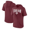 Fanatics Branded Maroon Texas A&m Aggies Outline Lower Arch Hoodie T-shirt In Maroon