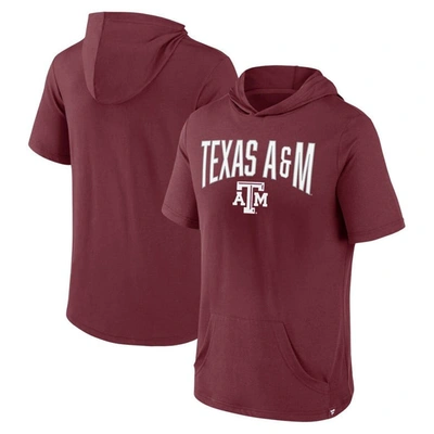 Fanatics Branded Maroon Texas A&m Aggies Outline Lower Arch Hoodie T-shirt