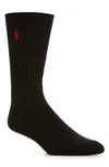 POLO RALPH LAUREN RIB CREW SOCKS