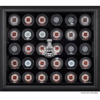 Fanatics Authentic Washington Capitals 2018 Stanley Cup Champions Black Framed 30-puck Logo Display Case