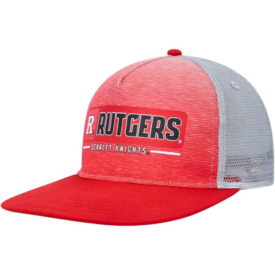 Colosseum Scarlet/gray Rutgers Scarlet Knights Snapback Hat