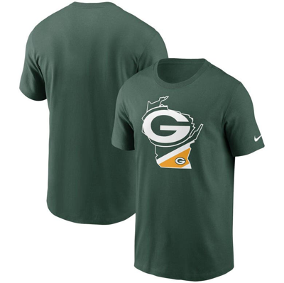 Nike Green Green Bay Packers Hometown Collection Wisconsin T-shirt