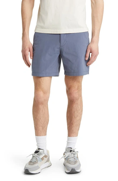 Buck Mason Deck Hybrid Shorts In Slate Blue