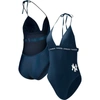 G-III 4HER BY CARL BANKS G-III 4HER BY CARL BANKS NAVY NEW YORK YANKEES FULL COUNT ONE-PIECE SWIMSUIT