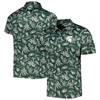 Columbia Green Michigan State Spartans Super Terminal Tackle Omni-shade Polo In Green