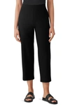 EILEEN FISHER STRAIGHT LEG CROP PANTS