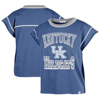47 ' Royal Kentucky Wildcats Sound Up Maya Cutoff T-shirt