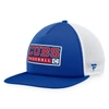 MAJESTIC MAJESTIC ROYAL/WHITE CHICAGO CUBS FOAM TRUCKER SNAPBACK HAT