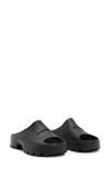 Allsaints Eclipse Flatform Slide Sandal In Black