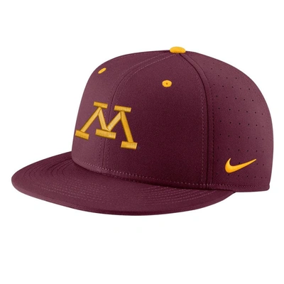 Nike Maroon Minnesota Golden Gophers Aero True Baseball Performance Fitted Hat