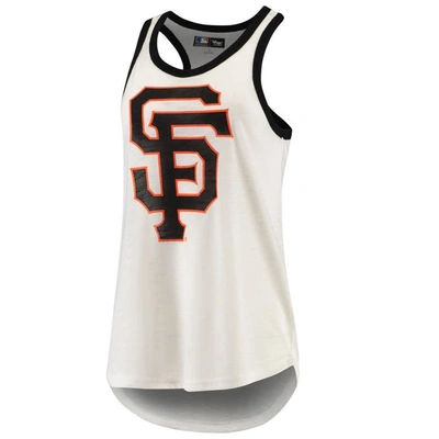 G-iii 4her By Carl Banks White San Francisco Giants Tater Racerback Tank Top