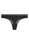 Simone Perele Exotica Floral-print Mid-rise Stretch-lace Briefs In Black
