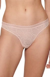 Simone Perele Comete Lace Tanga In Pinky Sand