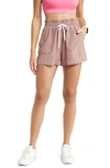 Zella Camp Shorts In Purple Moon