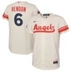NIKE YOUTH NIKE ANTHONY RENDON CREAM LOS ANGELES ANGELS CITY CONNECT REPLICA PLAYER JERSEY