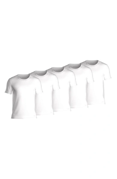 HUGO BOSS 5-PACKS COTTON CREWNECK T-SHIRTS