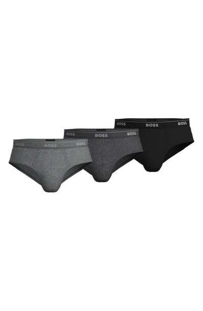 HUGO BOSS 3-PACK ASSORTED CLASSIC COTTON BRIEFS