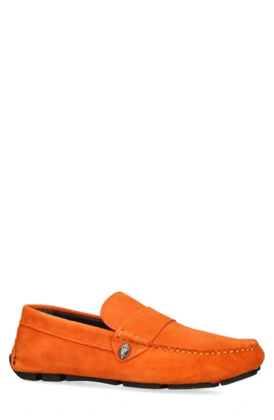 Kurt Geiger Stirling Moc Toe Driving Shoe In Orange
