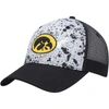 Colosseum Men's  Gray, Black Iowa Hawkeyes Love Fern Trucker Snapback Hat In Gray