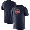 Nike Navy Indiana Fever Logo Performance T-shirt In Navy