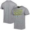 HOMAGE HOMAGE GRAY GREEN BAY PACKERS VICTORY MONDAY TRI-BLEND T-SHIRT