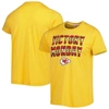 Homage Gold Kansas City Chiefs Victory Monday Tri-blend T-shirt In Gold