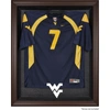 FANATICS AUTHENTIC WEST VIRGINIA MOUNTAINEERS BROWN FRAMED LOGO JERSEY DISPLAY CASE