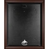 FANATICS AUTHENTIC VANCOUVER CANUCKS BROWN FRAMED LOGO JERSEY DISPLAY CASE