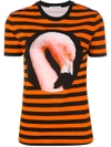 GIVENCHY STRIPED FLAMINGO T-SHIRT,17U770249612054867