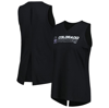 Levelwear Black Colorado Rockies Paisley Chase V-neck Tank Top In Black