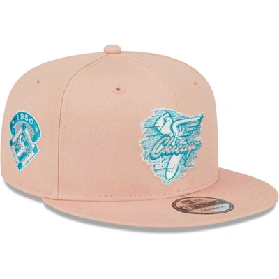 New Era Pink Chicago White Sox  Sky Aqua Undervisor 9fifty Snapback Hat