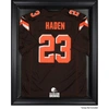 FANATICS AUTHENTIC CLEVELAND BROWNS BROWN FRAMED LOGO JERSEY DISPLAY CASE