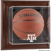 FANATICS AUTHENTIC TEXAS A&M AGGIES BROWN FRAMED WALL-MOUNTABLE BASKETBALL DISPLAY CASE