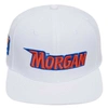 PRO STANDARD PRO STANDARD WHITE MORGAN STATE BEARS  EVERGREEN WOOL SNAPBACK HAT