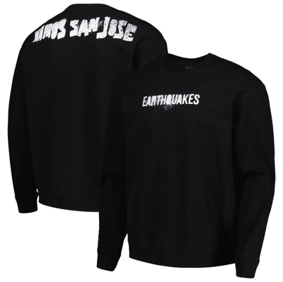 The Wild Collective Black San Jose Earthquakes Pullover Sweatshirt
