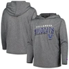 CHAMPION YOUTH CHAMPION HEATHER CHARCOAL VILLANOVA WILDCATS IMPACT HOODIE LONG SLEEVE T-SHIRT