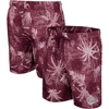 COLOSSEUM COLOSSEUM MAROON MONTANA GRIZZLIES WHAT ELSE IS NEW SWIM SHORTS
