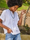 Faherty Gemina Top In White