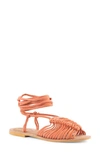 Seychelles Distant Shores Suede Sandal In Coral