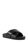 Seychelles Heartfelt Crisscross Slide Sandal In Black